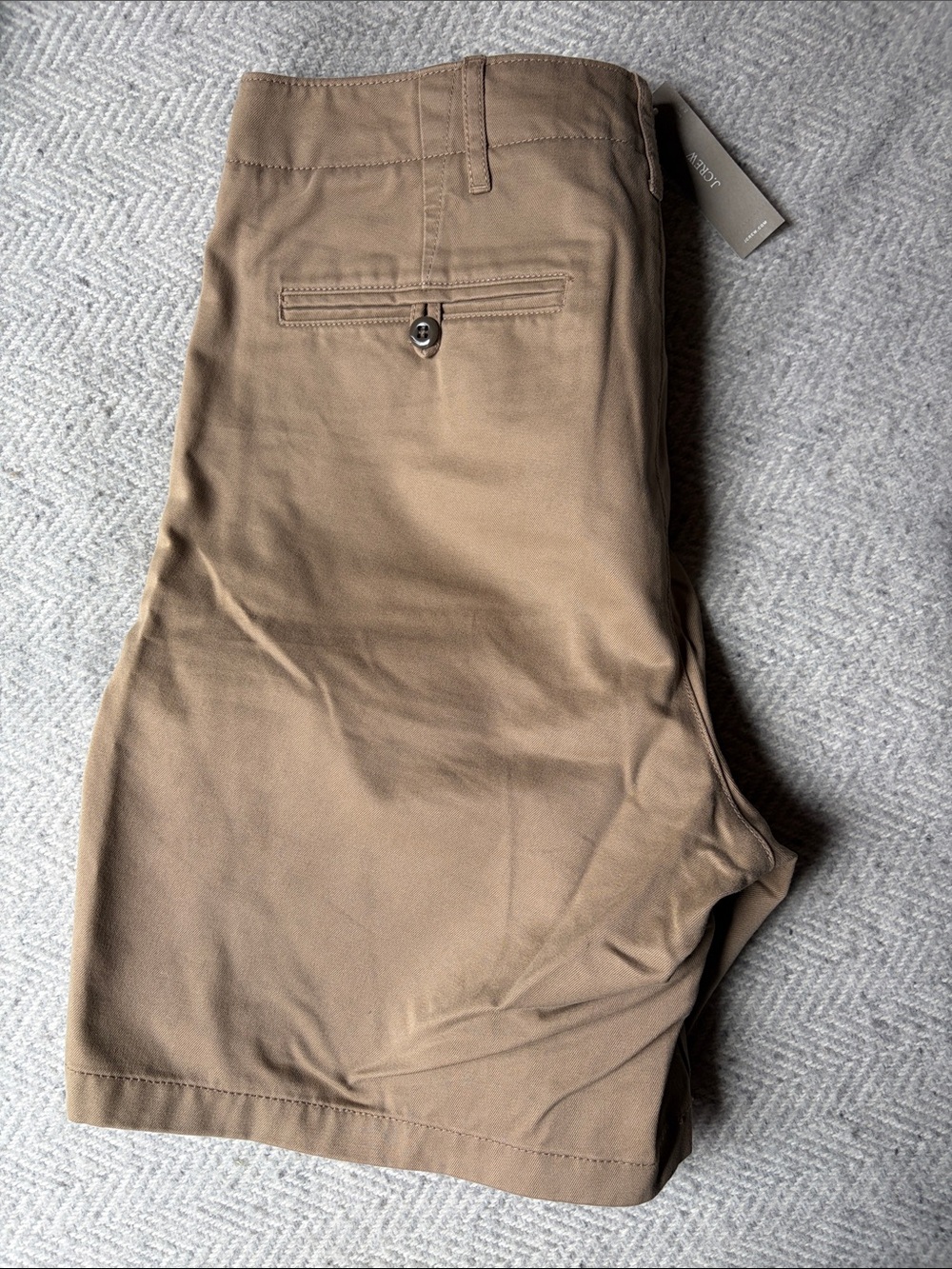 J. Crew Men’s Flat-Front Shorts in Tan